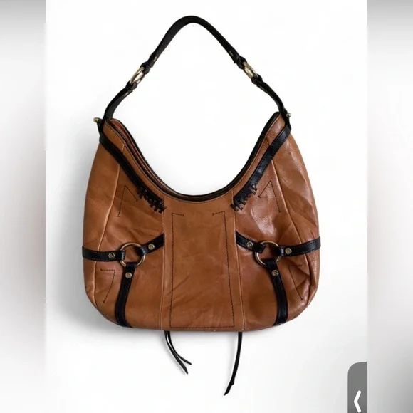 Rare Y2K Vintage Italian Leather Tre Vero Bag - Picture 2 of 5